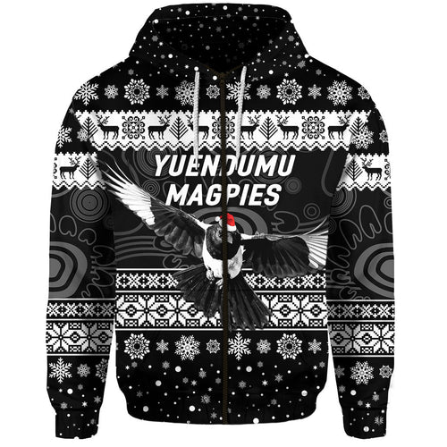 custom-personalised-yuendumu-magpies-football-club-zip-hoodie-christmas-simple-style-black