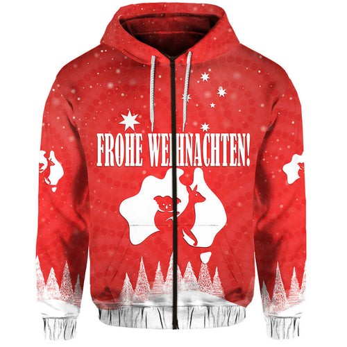 australia-zip-up-and-pullover-hoodie-yulefest-australian-xmas-tree-snow