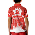 Australia Polo Shirt Yulefest Australian Xmas Tree Snow LT9