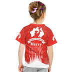 Australia T Shirt Yulefest Australian Xmas Tree Snow LT9
