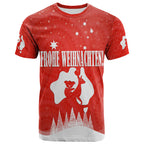 Australia T Shirt Yulefest Australian Xmas Tree Snow LT9