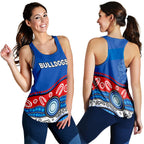 Bulldogs Indigenous Women Racerback Tank Western LT13 - Vibe Hoodie