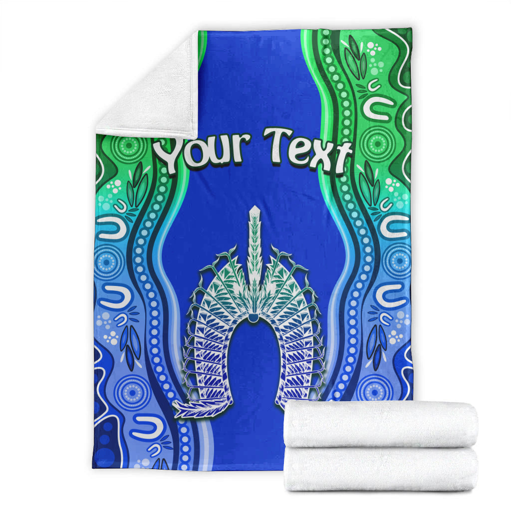 custom-personalised-torres-strait-islands-premium-blanket-the-dhari-mix-aboriginal-turtle-version-blue-02