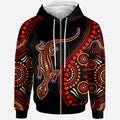 aboriginal-personalised-zip-up-hoodie-aboriginal-lizard-with-dot-painting-patterns