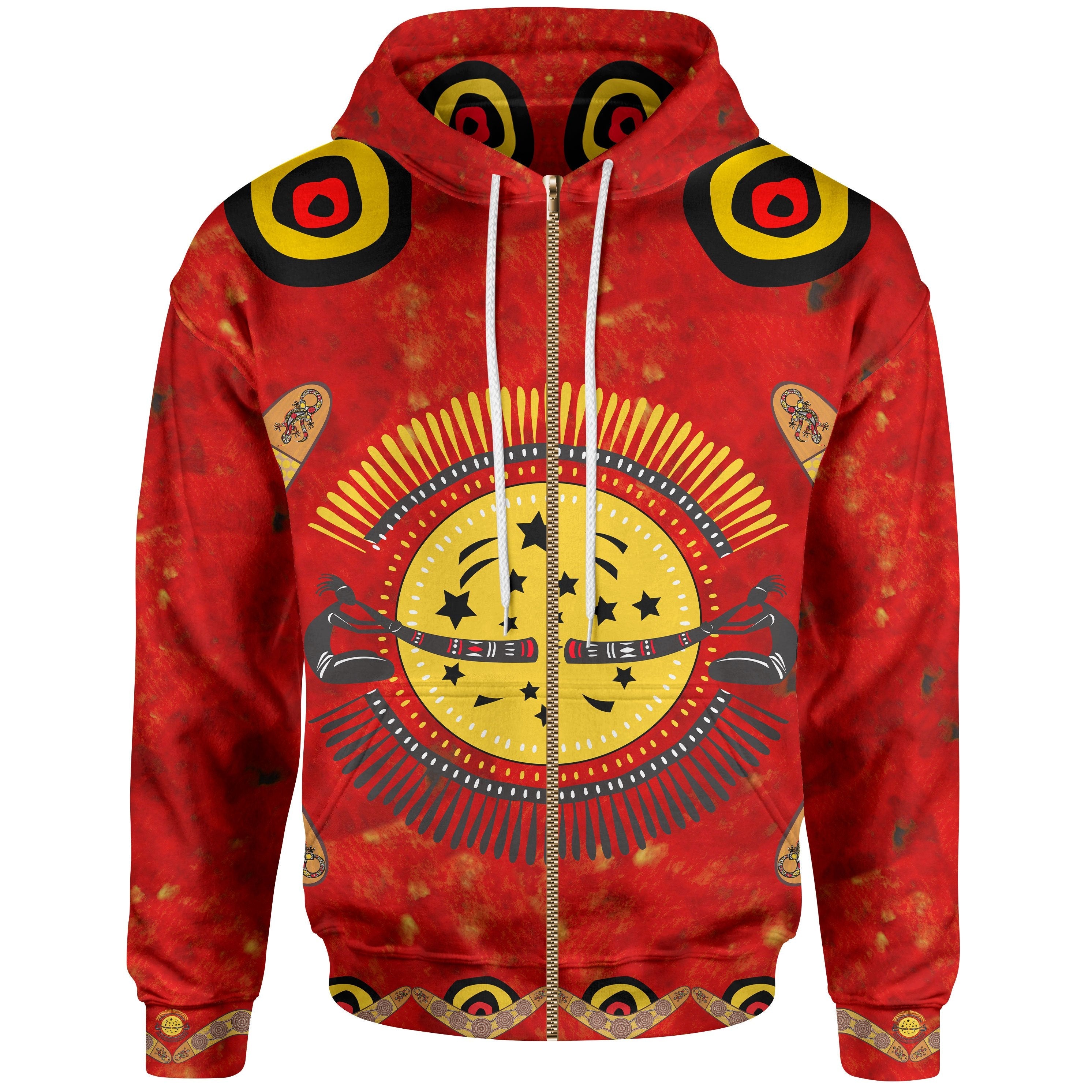 aboriginal-zip-up-hoodie-lizard-and-boomerang-patterns