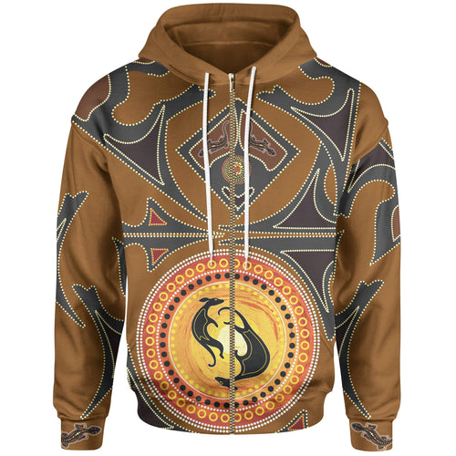 aboriginal-kid-zip-up-hoodie-lizard-kangaroo-patterns-dot-painting-art