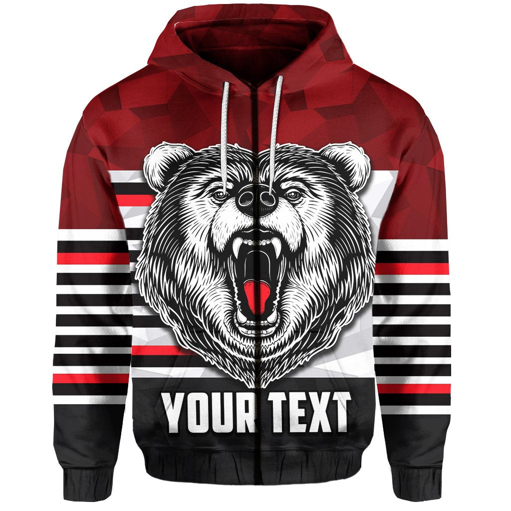 custom-personalisednorth-sydney-bears-zip-hoodie