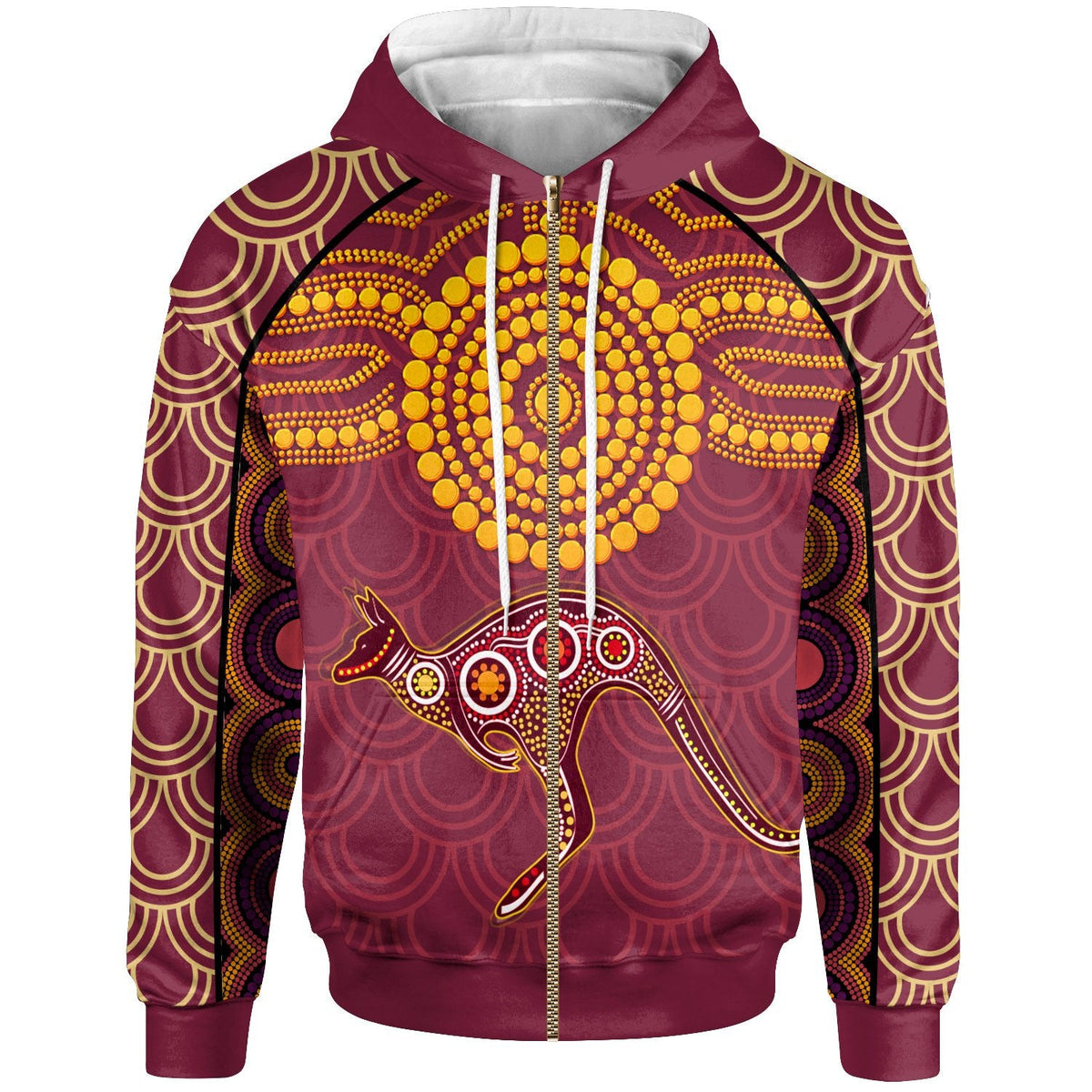 aboriginal-zip-up-hoodie-aboriginal-kangaroo