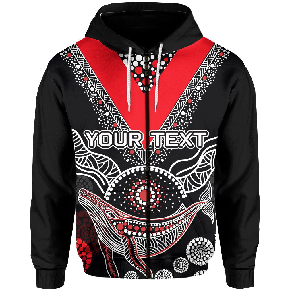 custom-personalisedst-george-zip-hoodie-aboriginal