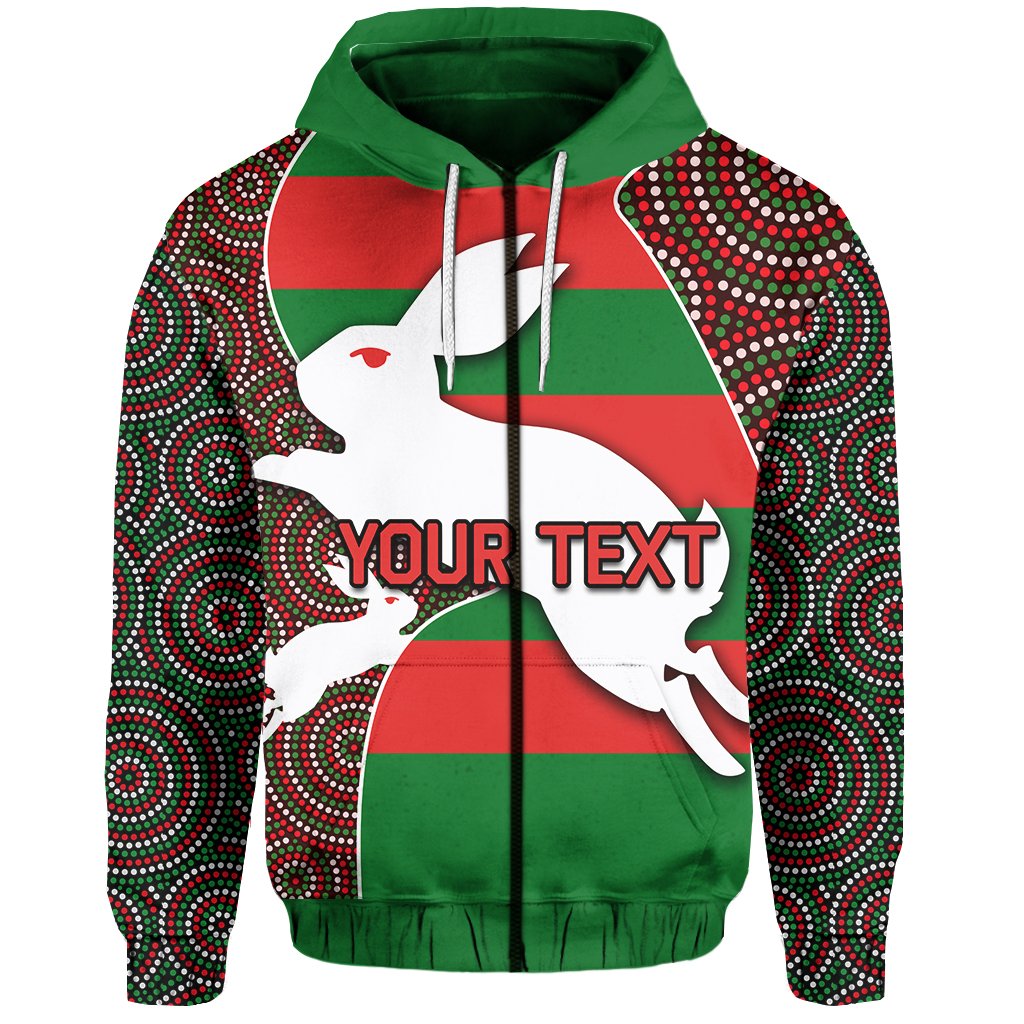 custom-personalised-rabbitohs-zip-hoodie