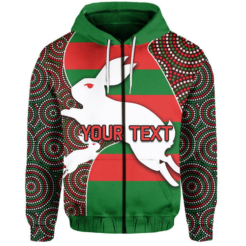 custom-personalised-rabbitohs-zip-hoodie