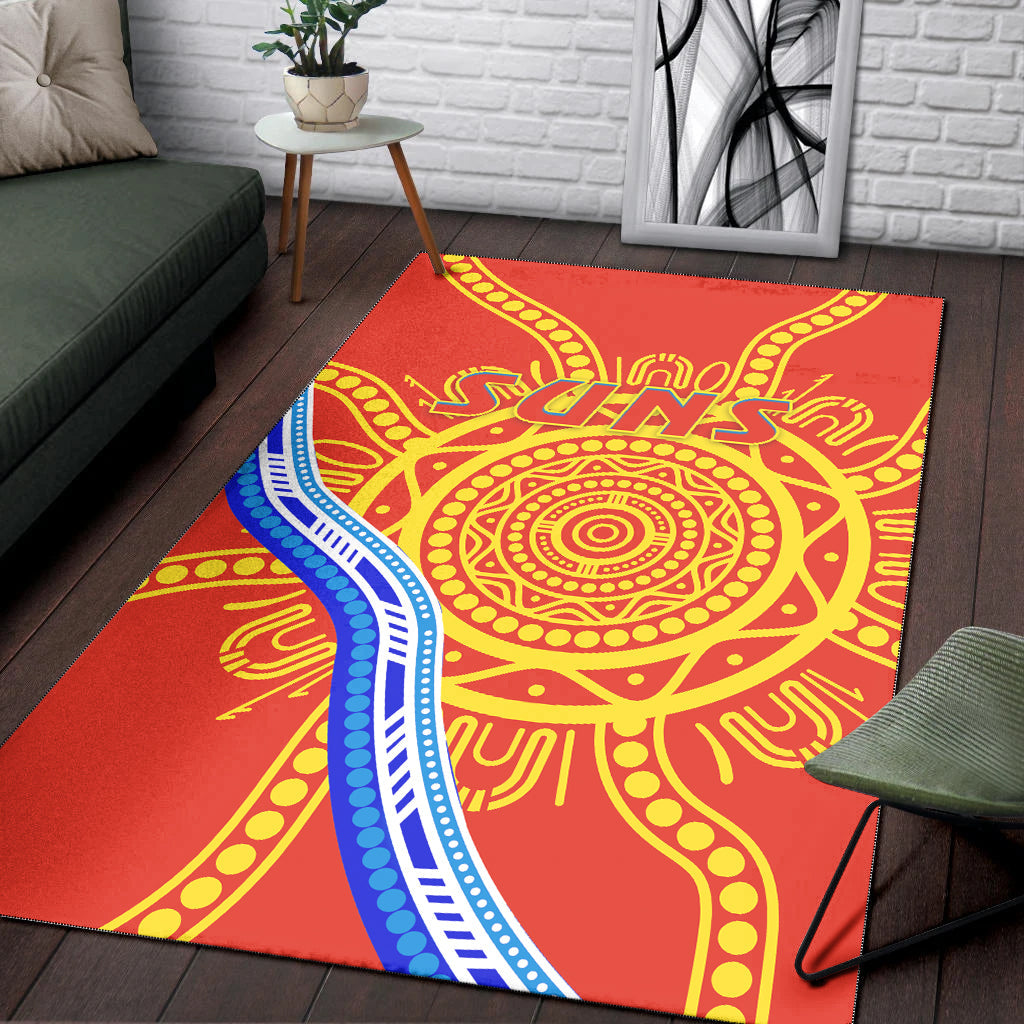 suns-football-area-rug-royal-gold-coast