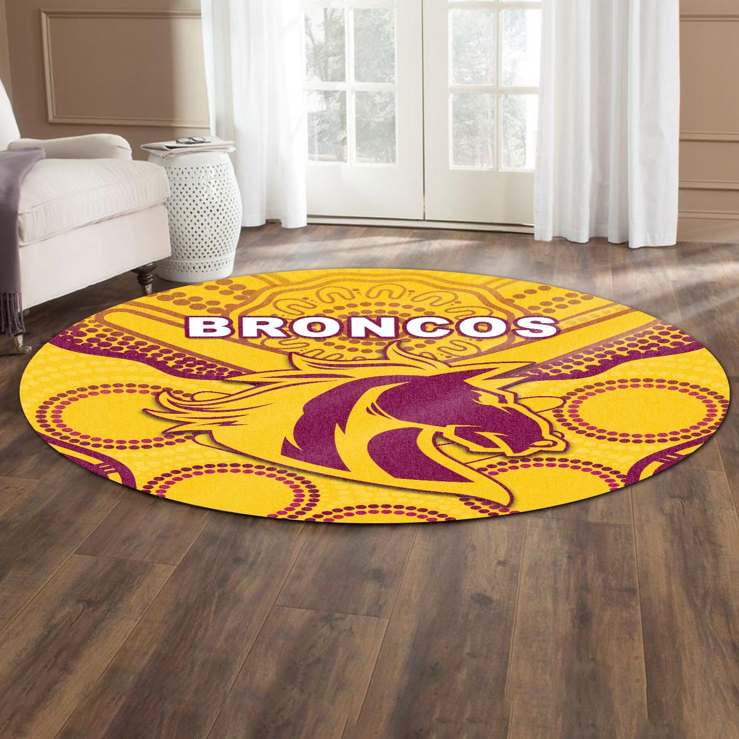 broncos-indigenous-round-carpet-gold