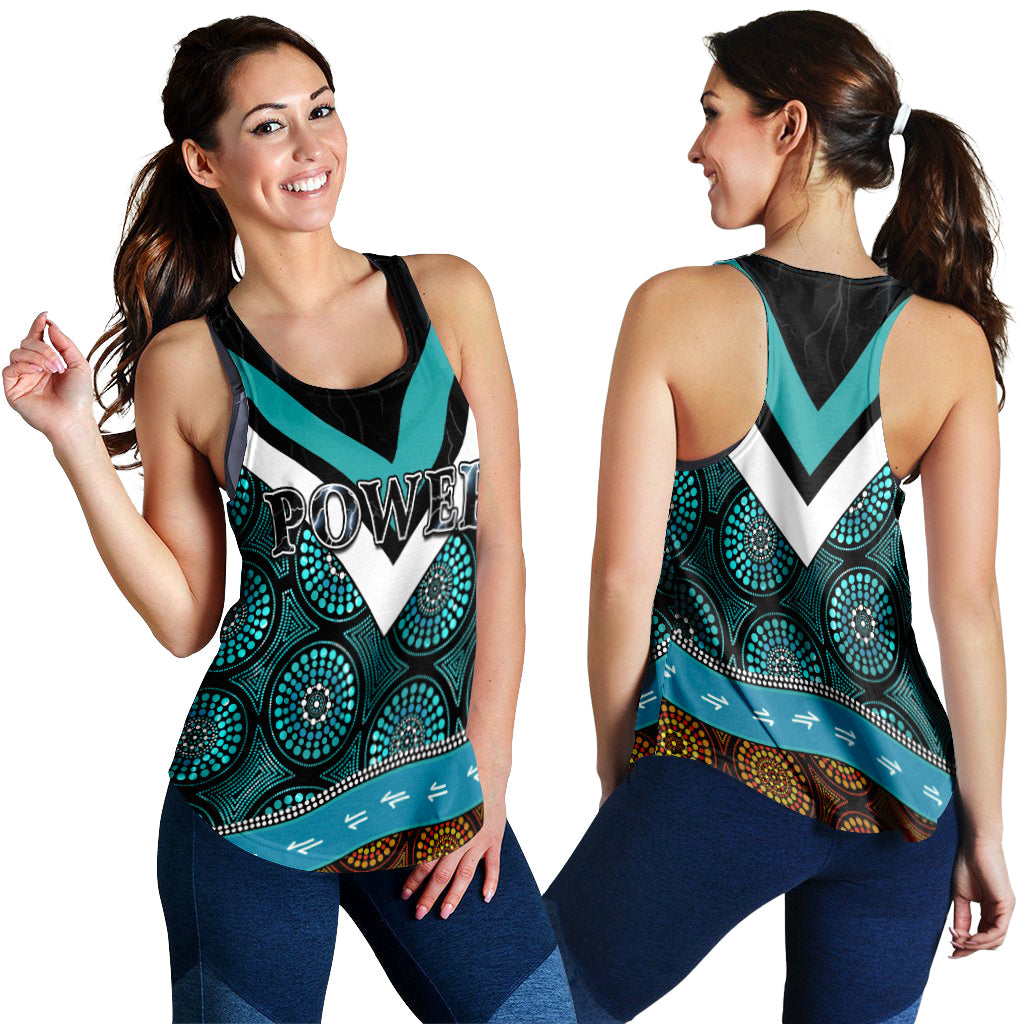 power-indigenous-2021-women-racerback-tank-proud-port-adelaide