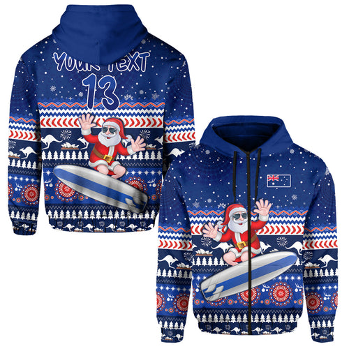 custom-text-and-number-australia-christmas-hoodie-aussie-aboriginal-santa-claus-is-surfing-with-kangaroo