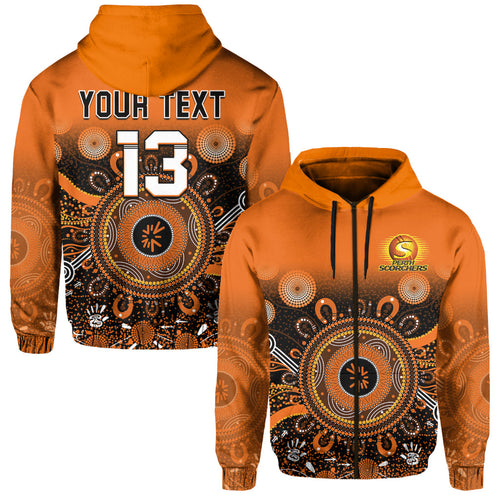 custom-text-and-number-perth-scorchers-hoodie-aboriginal-sunshine