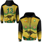 custom-personalised-cricket-australia-zip-hoodie-indigenous-kangaroo-custom-text-and-number