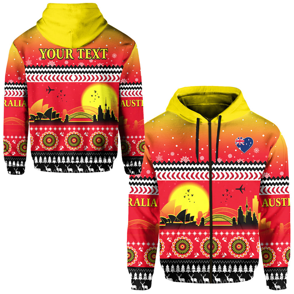 custom-personalised-australia-christmas-zip-hoodie-proud-sydney-opera-house