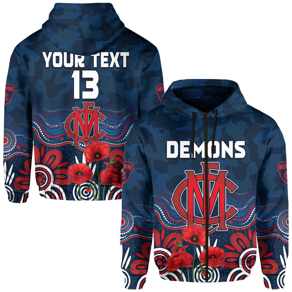 custom-text-and-number-demons-anzac-2022-hoodie-melbourne-football-aboriginal-poppy