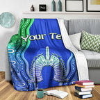 custom-personalised-torres-strait-islands-premium-blanket-the-dhari-mix-aboriginal-turtle-version-blue-02