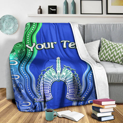 custom-personalised-torres-strait-islands-premium-blanket-the-dhari-mix-aboriginal-turtle-version-blue-02