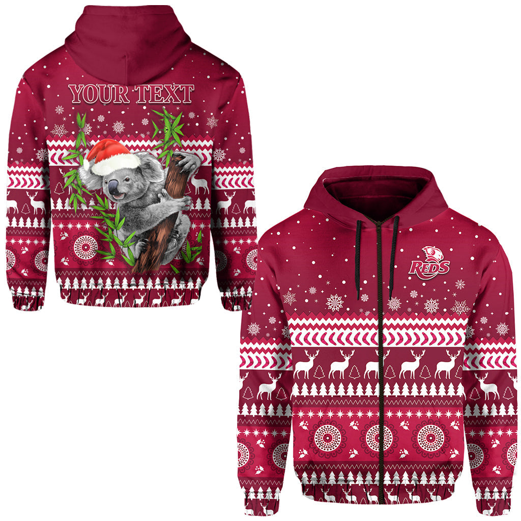 custom-personalised-reds-christmas-zip-hoodie-queensland-rugby-indigenous