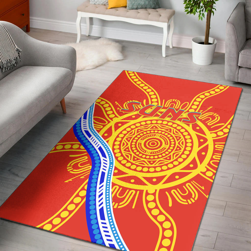 suns-football-area-rug-royal-gold-coast
