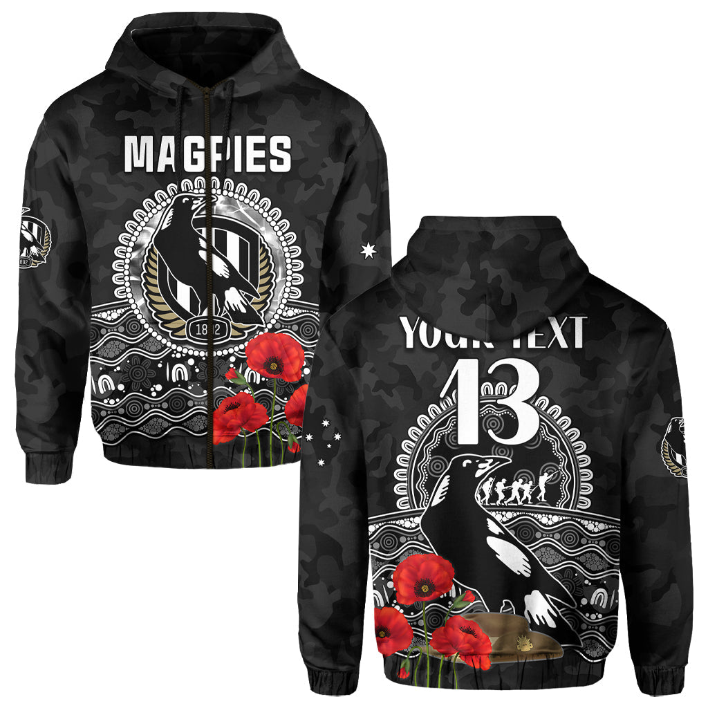 custom-text-and-number-magpies-football-anzac-day-hoodie-speical-poppy-mix-aboriginal