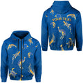 custom-personalised-aboriginal-art-zip-hoodie-animals-australia-version-blue