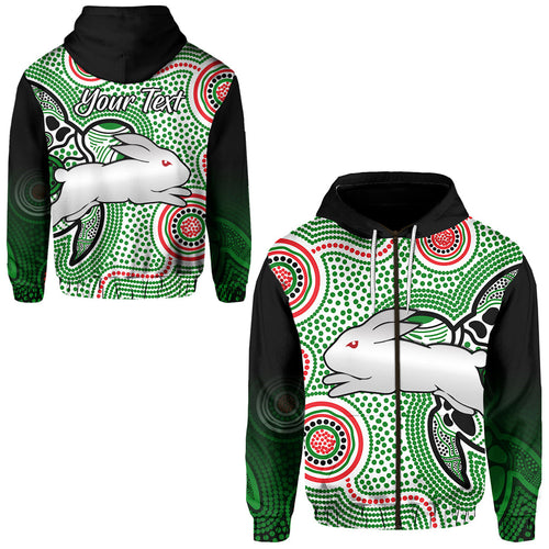 custom-personalised-rabbitohs-indigenous-zip-hoodie-simple-white