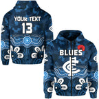 custom-text-and-number-blues-anzac-2022-hoodie-carlton-football-aboriginal-poppy
