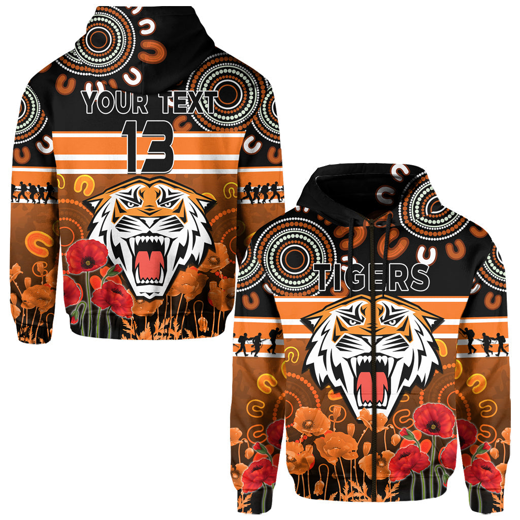 custom-text-and-number-wests-tigers-anzac-2022-hoodie-aboriginal-lest-we-forget