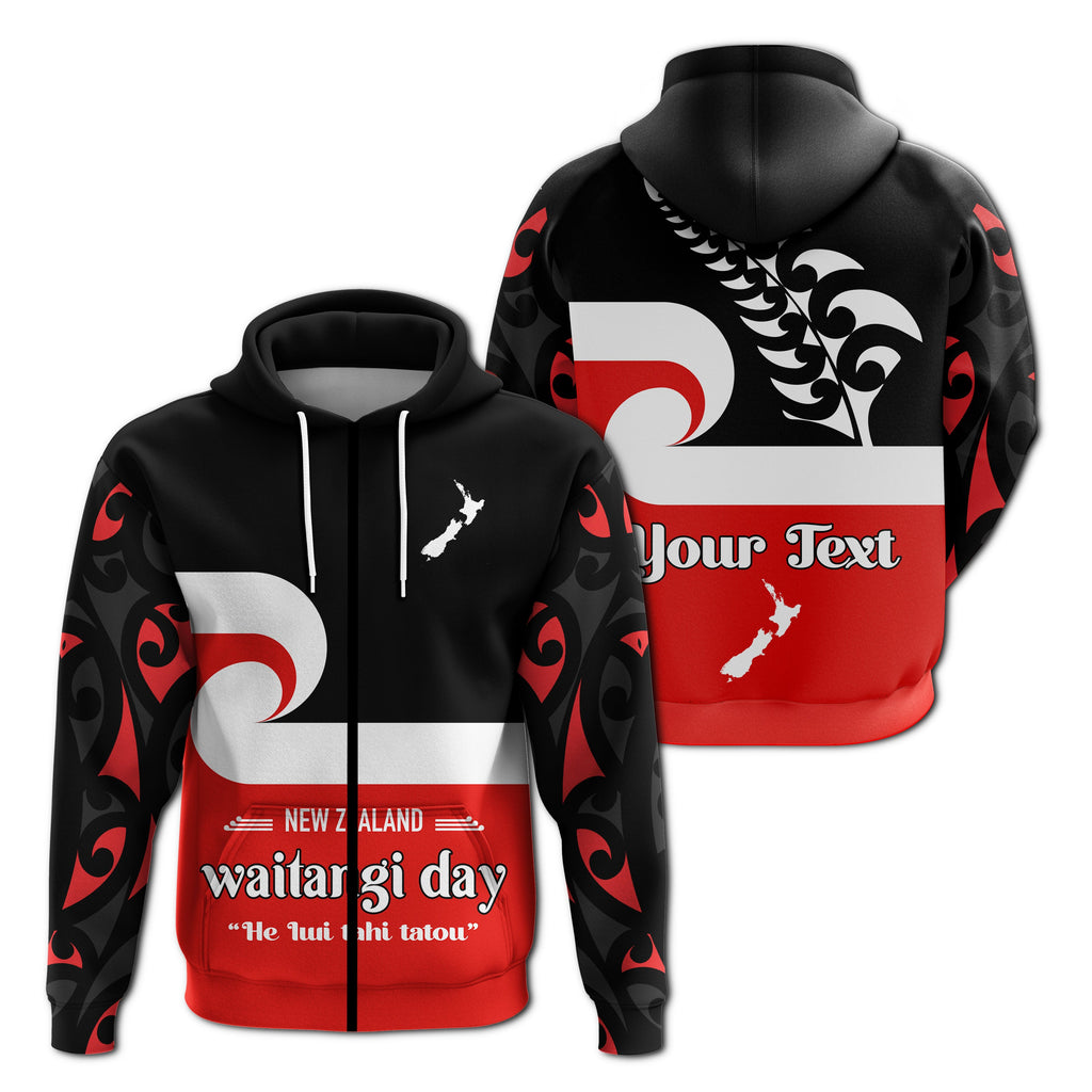 custom-personalised-waitangi-day-hoodie-maori-fern-and-tino-rangatiratanga-flag