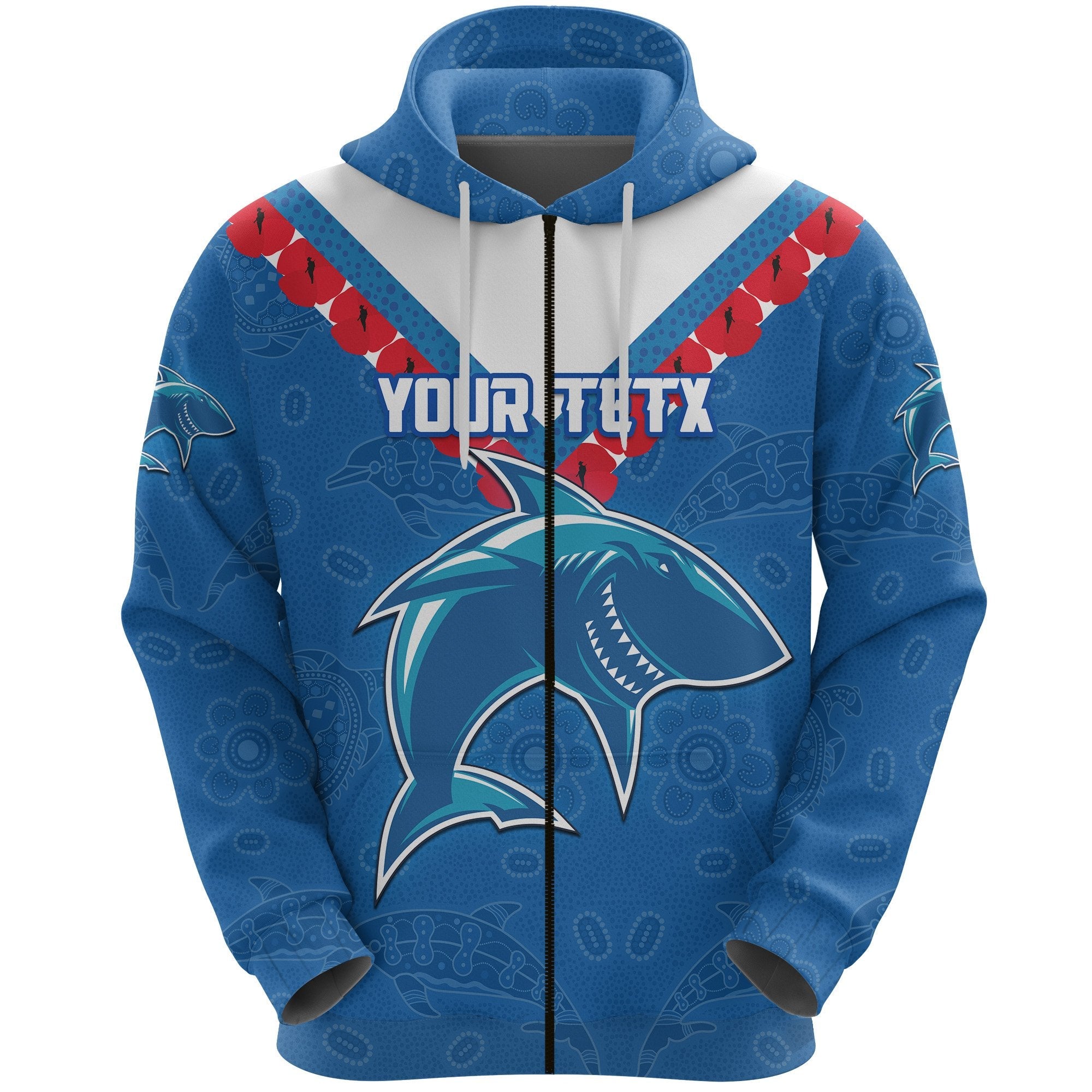 custom-personalised-cronulla-sharks-zip-hoodie-anzac-country-style