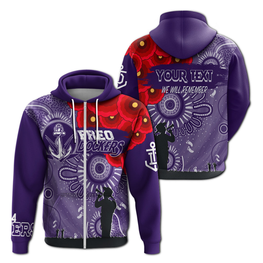 custom-personalised-freo-dockers-indigenous-anzac-day-zip-hoodie-we-will-remember