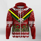 aboriginal-christmas-black-panther-with-santa-hat-zip-hoodie-lt7