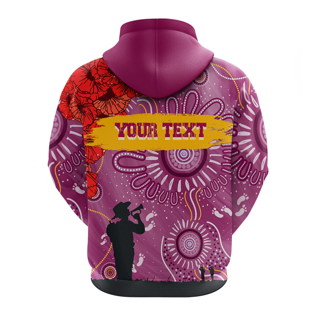 custom-personalised-brisbane-lions-indigenous-anzac-day-hoodie-we-will-remember
