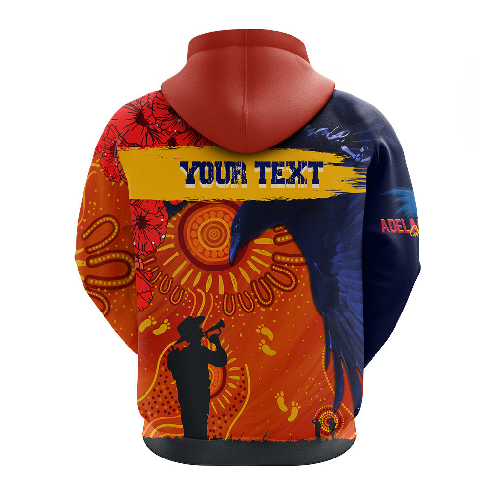 custom-personalised-adelaide-crows-indigenous-anzac-day-zip-hoodie-we-will-remember