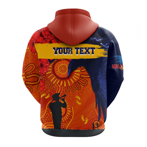 custom-personalised-adelaide-crows-indigenous-anzac-day-zip-hoodie-we-will-remember