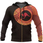 aboriginal-zip-up-hoodie-kangaroo-patterns-australian-dot-painting-tattoo