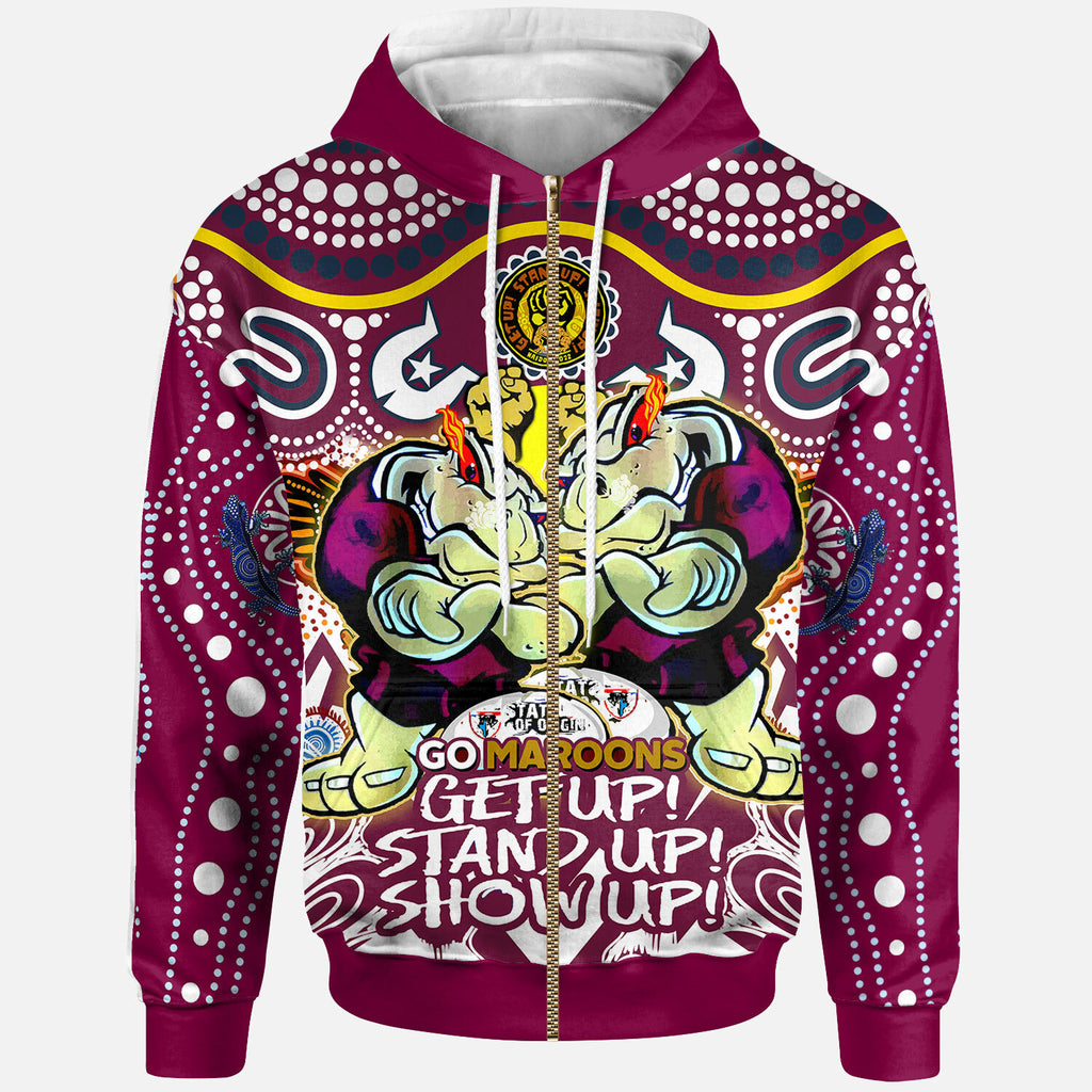 queensland-rugby-league-team-naidoc-week-hoodie-custom-qld-cane-toads-maroons-state-of-origin-get-up-stand-up-show-up-hoodie