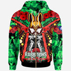 rabbitohs-rugby-aboriginal-anzac-day-custom-watercolour-hoodie-remembrance-indigenous-rabbitohs-with-poppy-flower