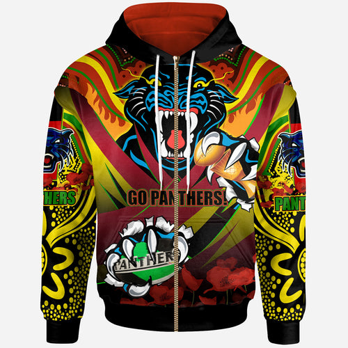 panthers-premierships-rugby-hoodie-custom-go-panthers-champion-claw-scratch-aboriginal-culture-hoodie