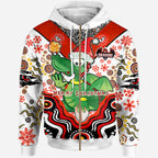st-george-rugby-christmas-hoodie-custom-christmas-green-dragons-indigenous-hoodie