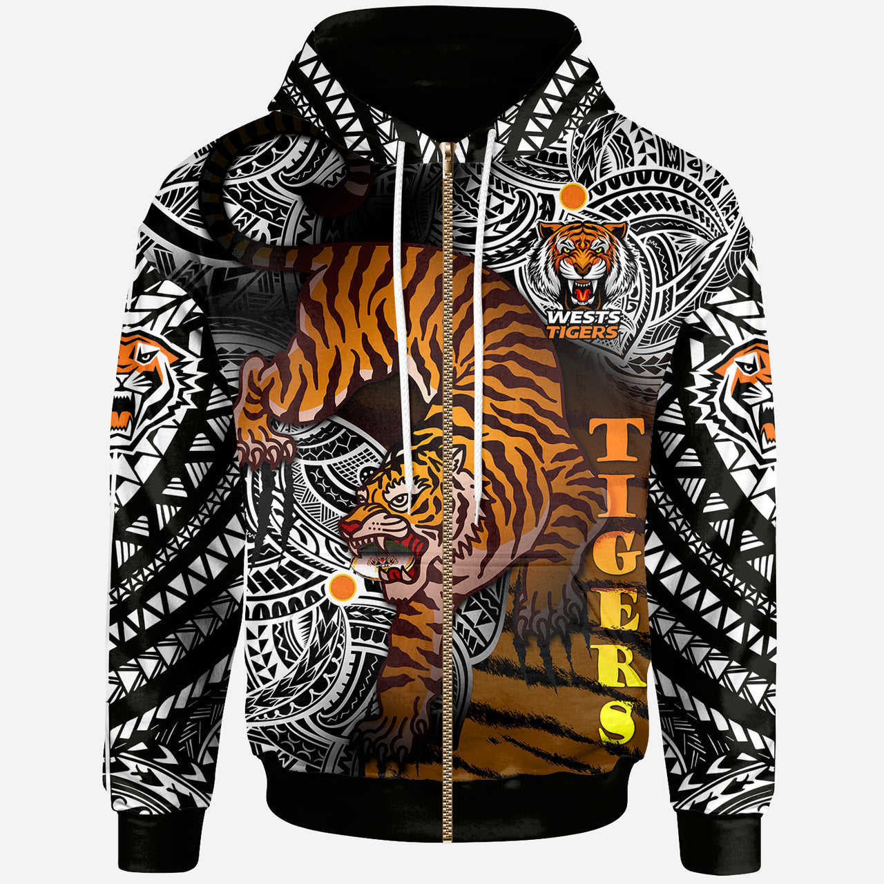 tigers-rugby-polynesian-hoodie-custom-wild-west-tigers