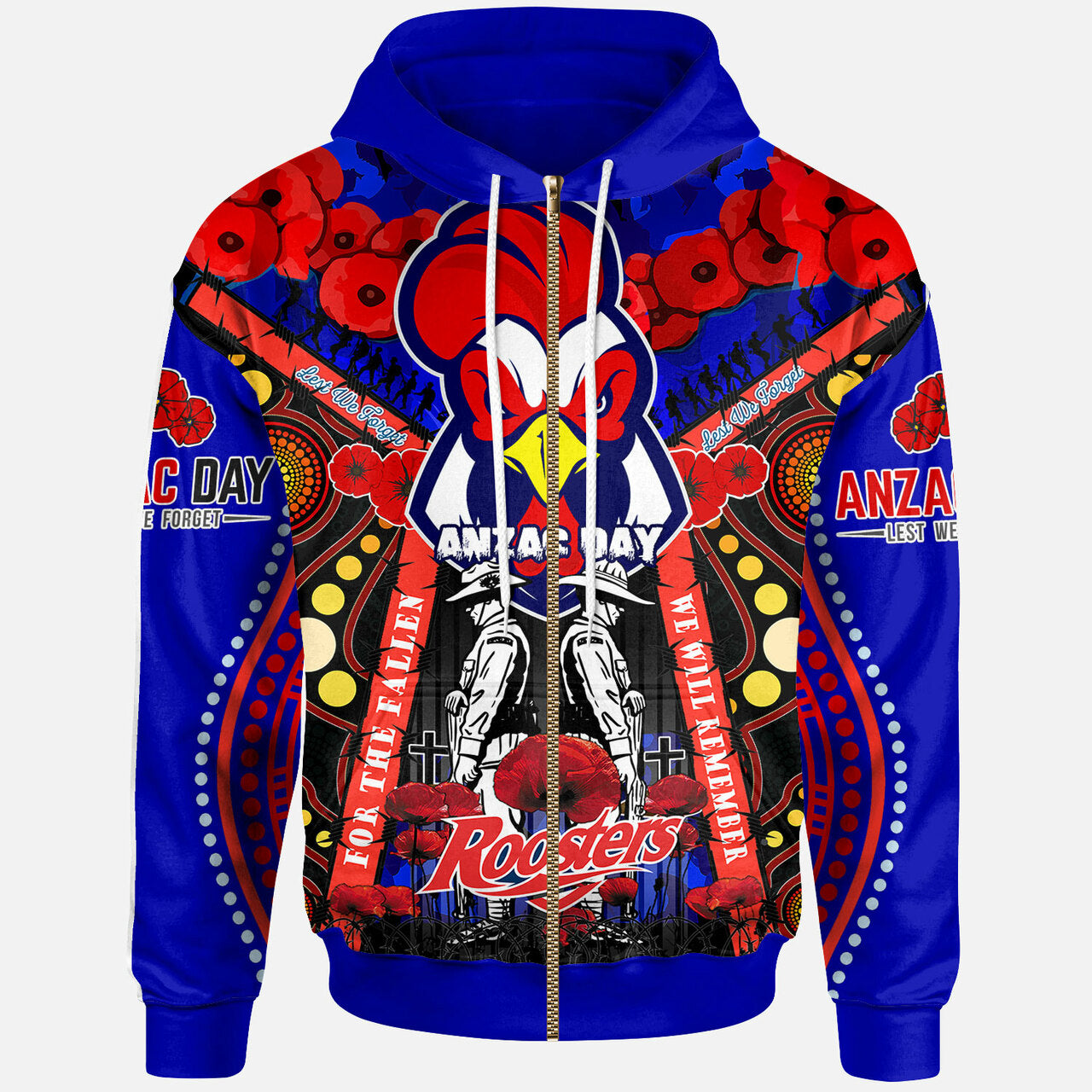 https-aussievibes-co-roosters-rugby-anzac-day-watercolour-hoodie-custom-remembrance-roosters-with-poppy-flower