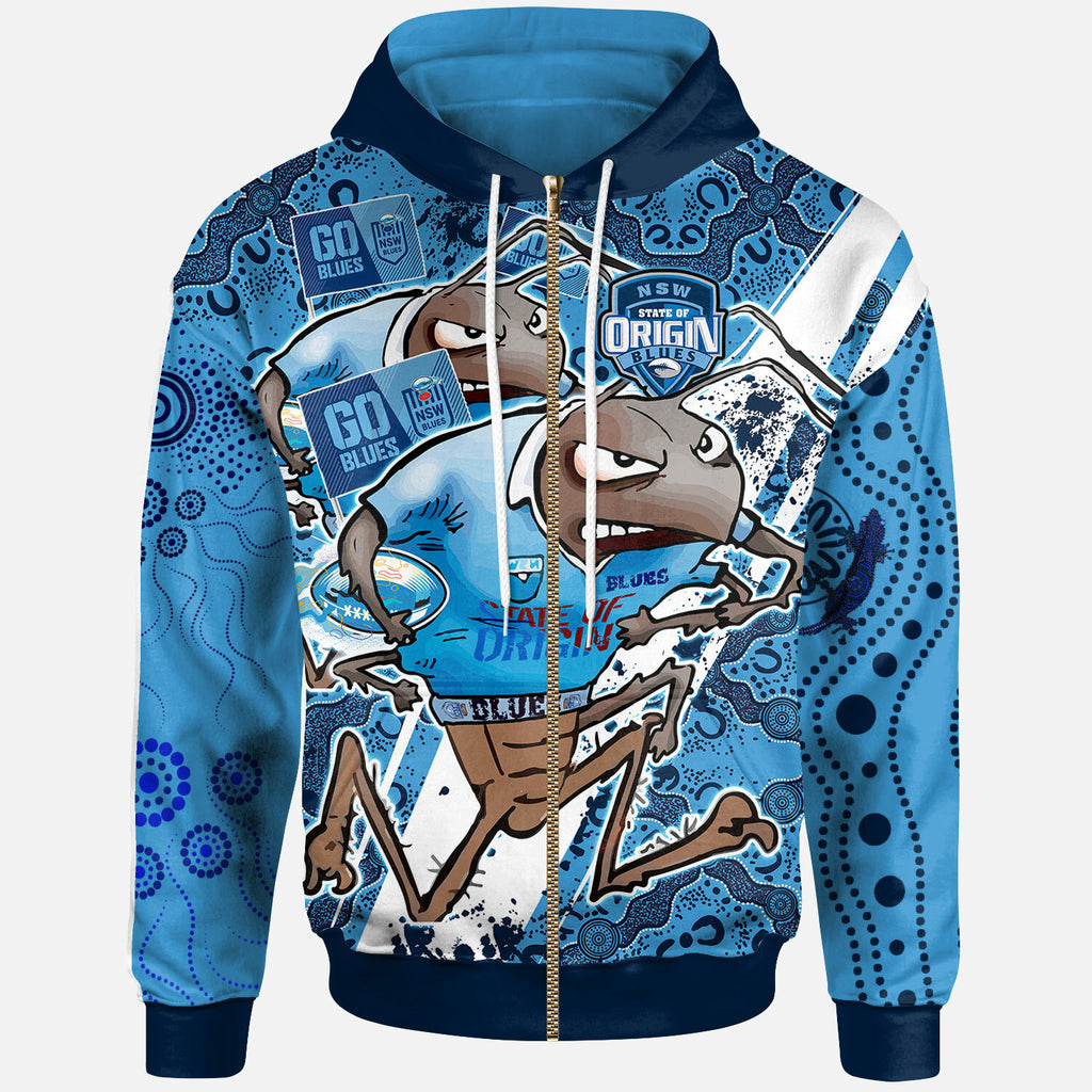 new-south-wales-rugby-league-team-hoodie-custom-nsw-blues-super-cockroaches-with-aboriginal-culture-state-of-origin-hoodie