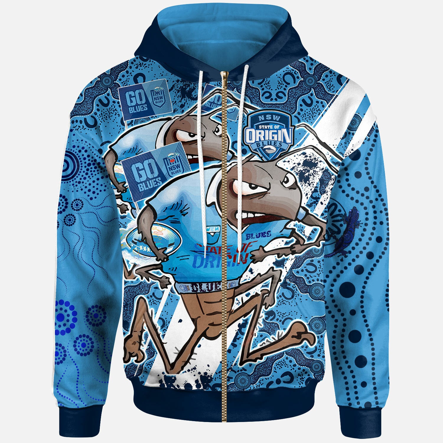 new-south-wales-rugby-league-team-hoodie-custom-nsw-blues-super-cockroaches-with-aboriginal-culture-state-of-origin-hoodie
