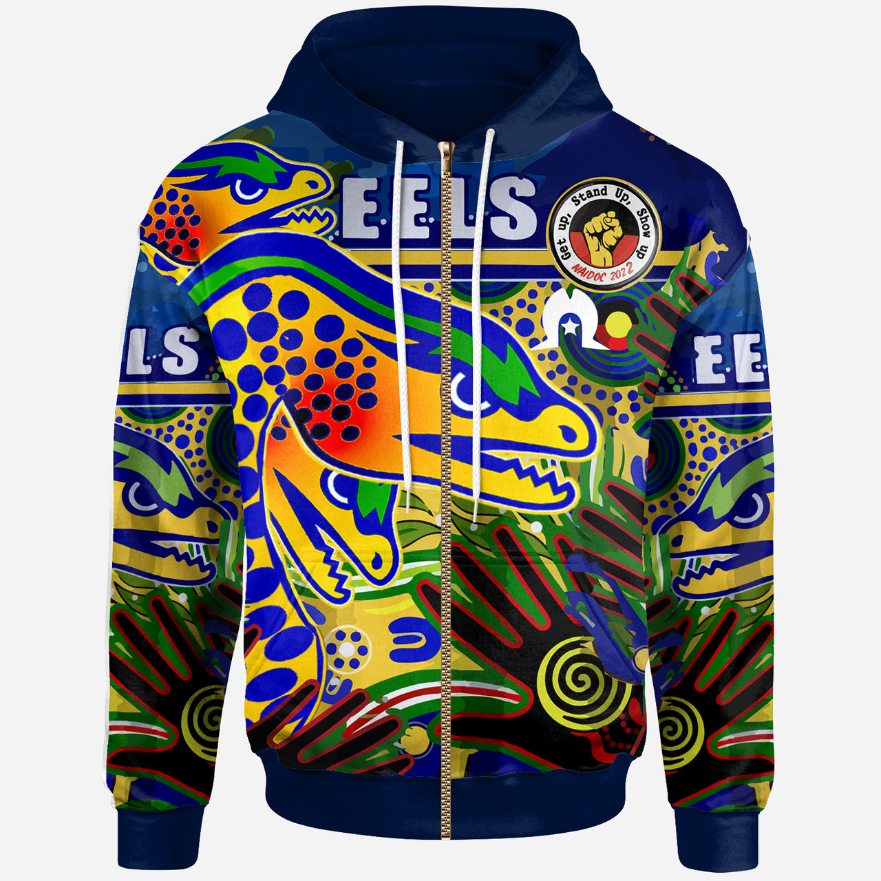 eels-rugby-australia-naidoc-week-custom-hoodie-eels-getting-up-standing-up-and-showing-up