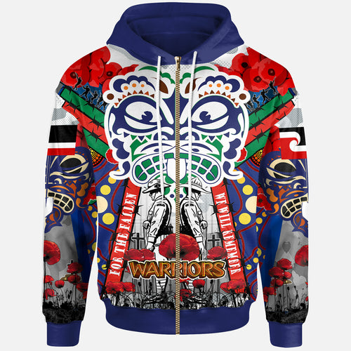 warriors-rugby-anzac-watercolor-custom-hoodie-remembrance-new-zealand-warriors-with-maori-tino-rangatiratanga-flag-hoodie